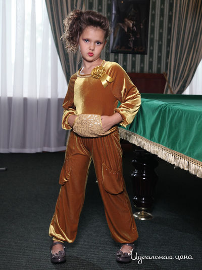Брюки Madama, цвет золотой