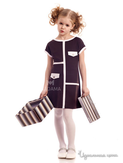 Платье Madama, цвет Коричневый