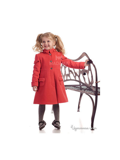 Пальто Madama, цвет коралл