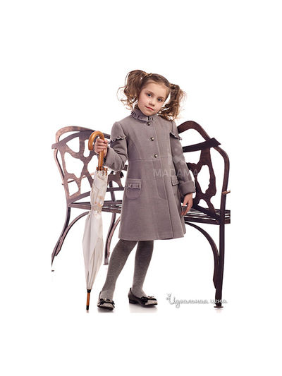 Пальто Madama, цвет светло-серый