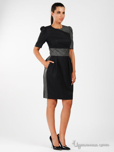 Платье Maria Rybalchenko, цвет серый, черный