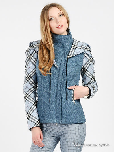 Куртка Maria Rybalchenko, цвет голубой, синий, черный