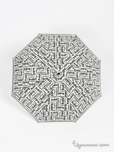 Зонт Baldinini, цвет белый, черный