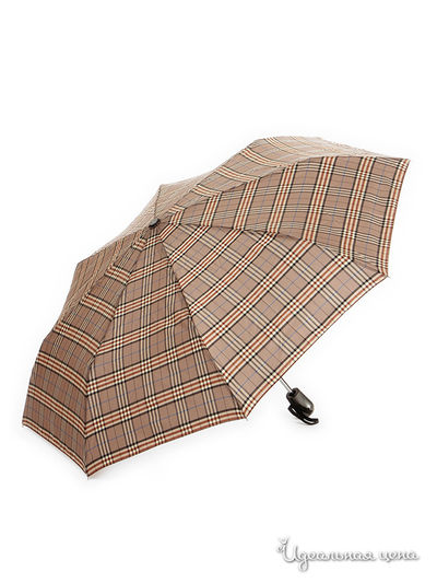 Зонт Ferre, цвет коричневый крупная клетка