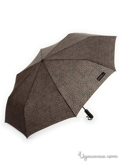 Зонт Ferre, цвет серый принт кружочки и крестики