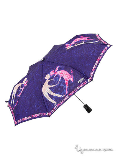 Зонт Moschino, цвет сиреневый