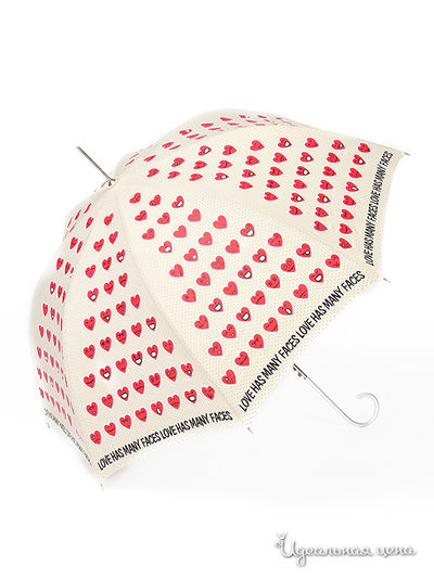 Зонт Moschino, цвет молочный