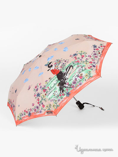 Зонт Moschino, цвет персиковый