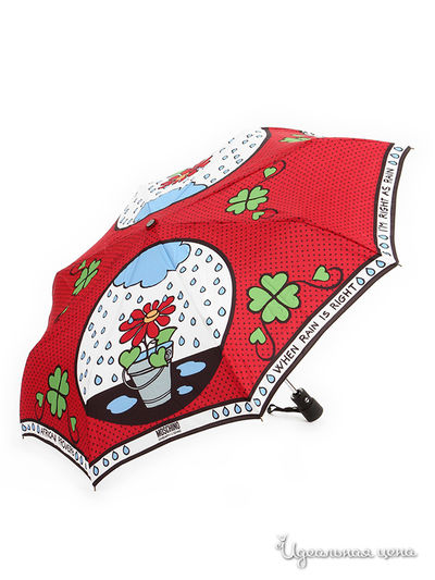 Зонт Moschino, цвет Красный