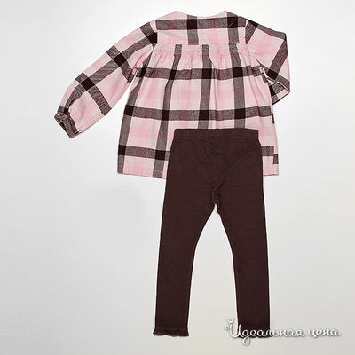 Комплект Krickets для девочки, цвет розовый / темно-коричневый, рост 103-123 см