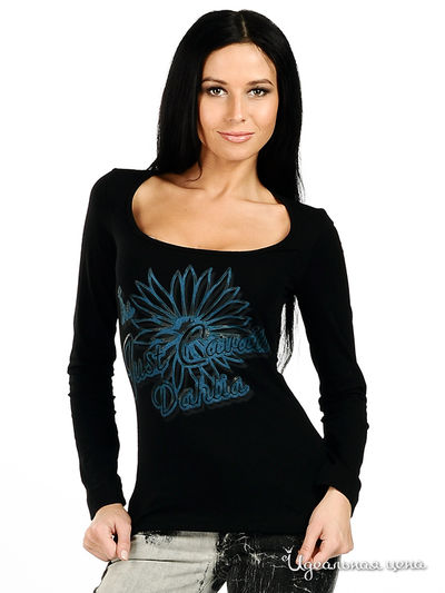 Лонгслив Just Cavalli, цвет черный