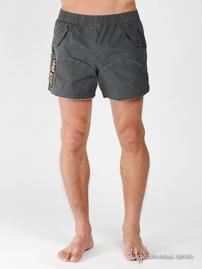 Шорты Just Cavalli, цвет серый