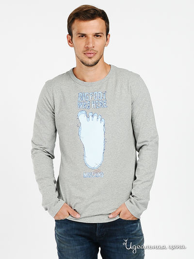 Лонгслив Love Moschino, цвет серый