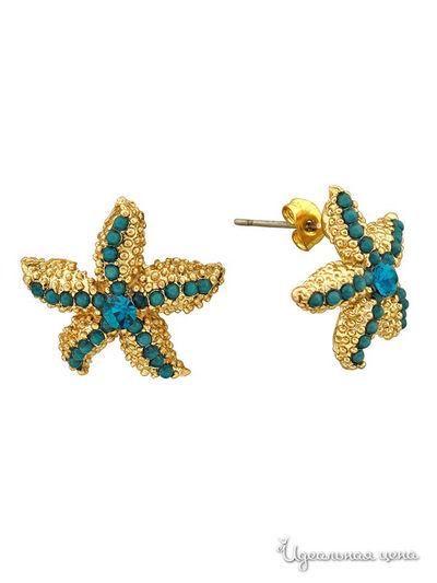 Серьга Be You to Full, цвет голубой