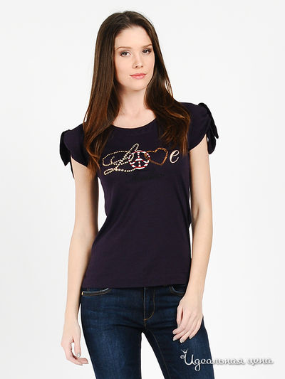 Футболка Love Moschino, цвет фиолетовый