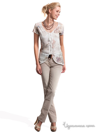 Прямые джинсы Rita Wave, длина 30 Million X Woman, цвет песочный