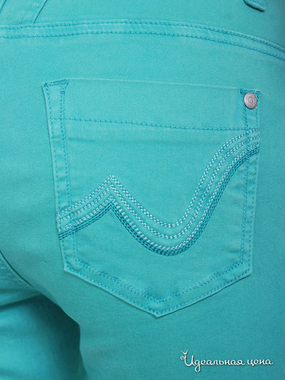 Прямые джинсы Rita длины 7/8 Million X Woman, цвет мятно-зеленый