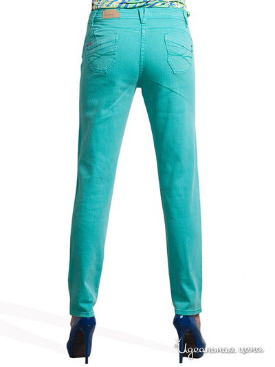 Узкие джинсы Victoria, длина 30 Million X Woman, цвет бирюзовый