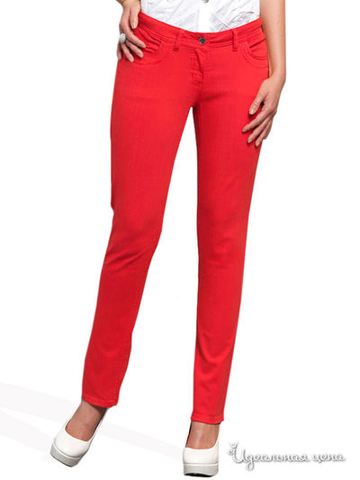 Узкие джинсы Victoria, длина 30 Million X Woman, цвет красный