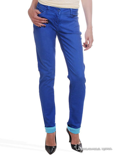 Узкие джинсы Victoria, длина 32 Million X Woman, цвет ярко-синий