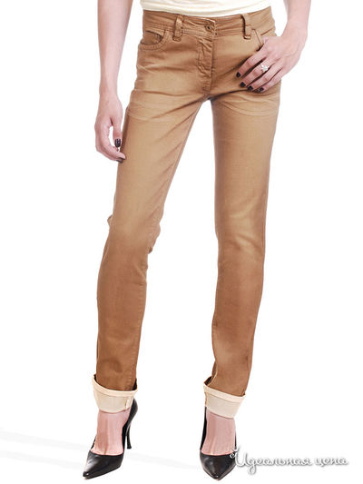 Узкие джинсы Victoria, длина 32 Million X Woman, цвет карамельный