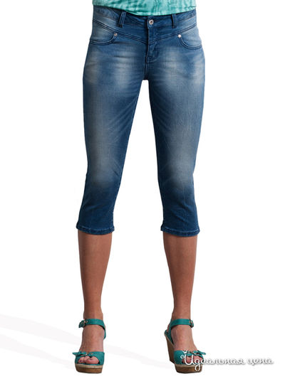 Укороченные джинсы Victoria Million X Woman, цвет темно-синий