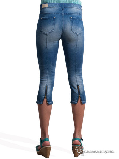 Укороченные джинсы Victoria Million X Woman, цвет темно-синий