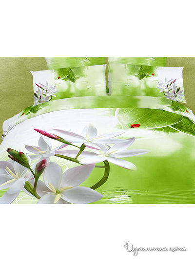 Комплект постельного белья, Евро Buenas Noches, цвет мультицвет