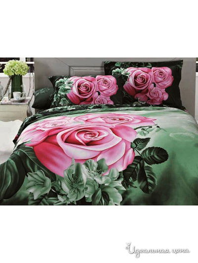 Комплект постельного белья, Евро 3D Buenas Noches, цвет мультицвет