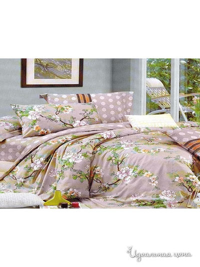 Комплект постельного белья Евро Amore Mio, цвет мультиколор