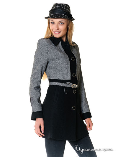 Пальто Leo Mayers, цвет черный, серый