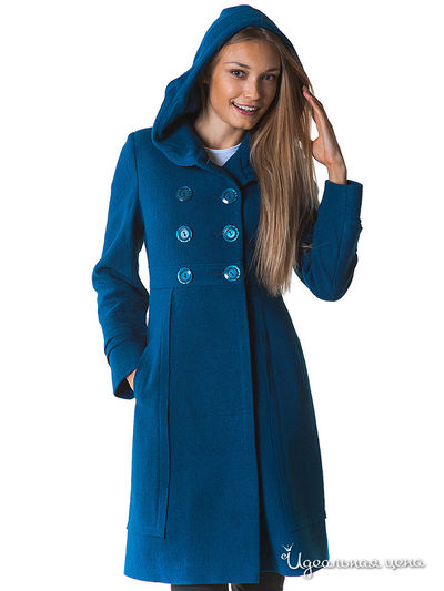 Пальто Korall, цвет синий