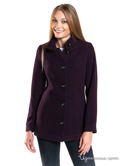 Пальто Leo Mayers, цвет баклажановый