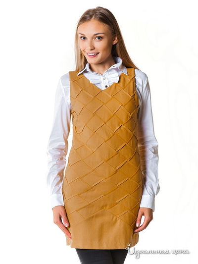 Платье JS From, цвет охра