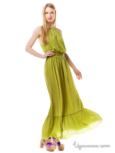Платье Bovona, цвет оливковый