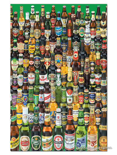 Паззл 1000 деталей "Пиво" Educa