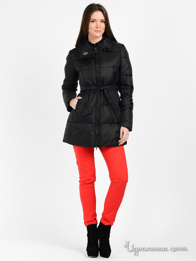 Пуховик Love Moschino, цвет черный