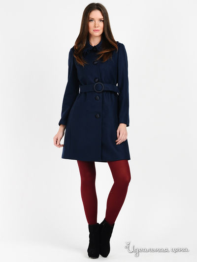 Пальто Love Moschino, цвет синий