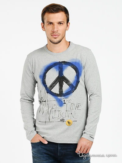 Лонгслив Love Moschino, цвет серый