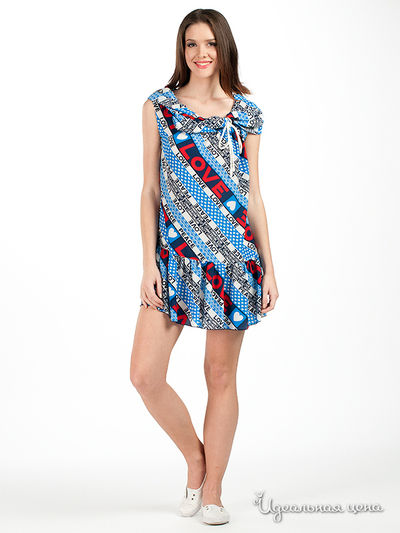 Платье Love Moschino, цвет мультиколор