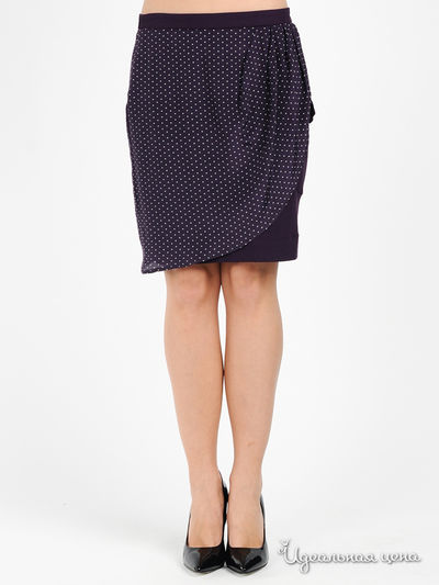 Юбка Love Moschino, цвет фиолетовый