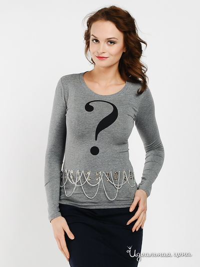 Лонгслив Love Moschino, цвет серый