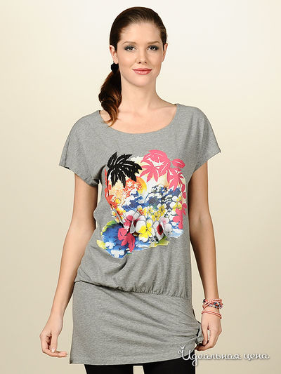 Туника Love Moschino, цвет серый