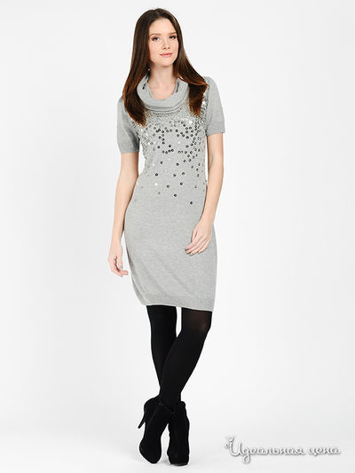 Платье Love Moschino, цвет серый
