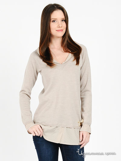 Джемпер Love Moschino, цвет бежевый