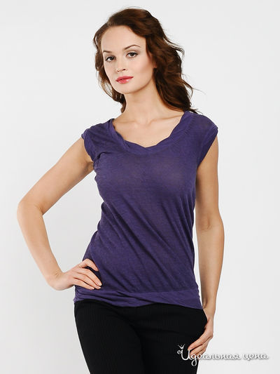 Майка Love Moschino, цвет фиолетовый