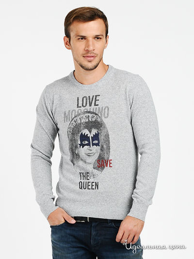 Джемпер Love Moschino, цвет серый