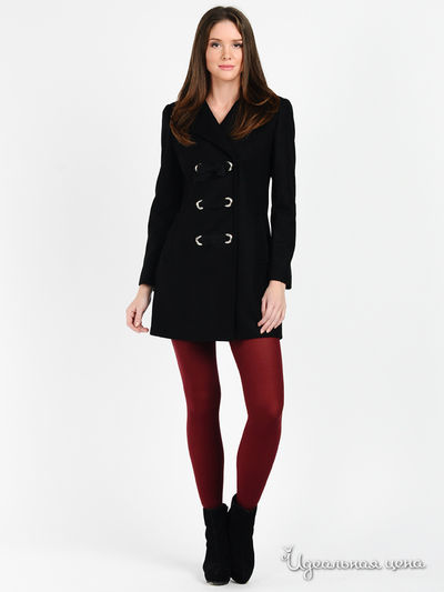 Пальто Love Moschino, цвет черный