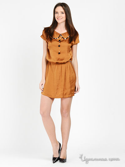 Туника Love Moschino, цвет горчичный