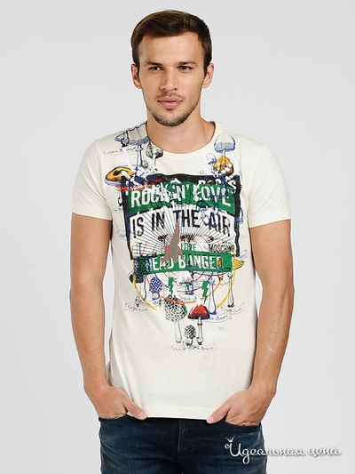 Футболка Love Moschino, цвет бежевый